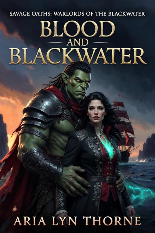 Blood and Blackwater: An Orc Warlord Fantasy Romance (Savage Oaths Book 20)