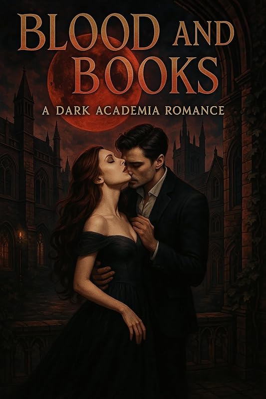 Blood and Books : A Dark Academia Romance (The Sanguine Covenant Trilogy Book 1)