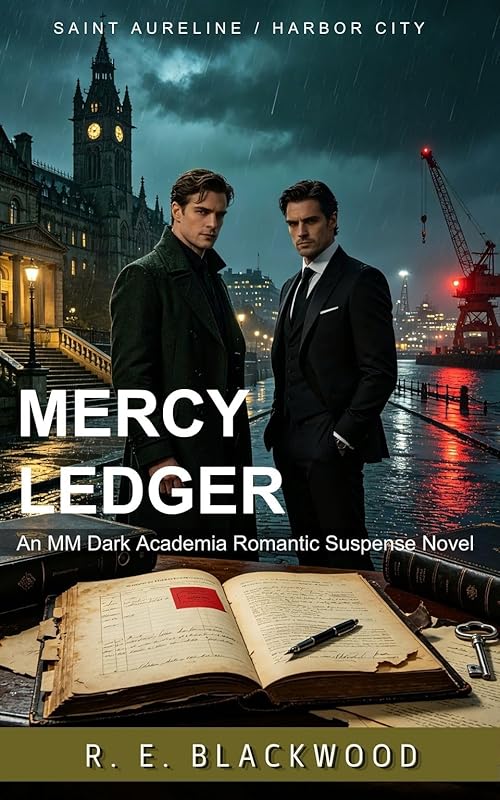 Mercy Ledger: An MM Dark Academia Romantic Suspense Novel (Saint Aureline / Harbor City Book 2)