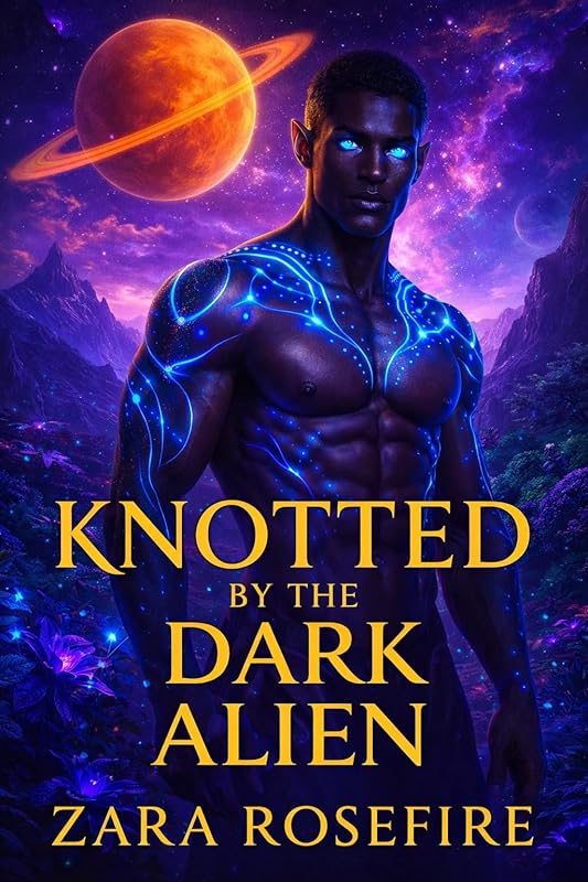 Knotted by the Dark Alien: A Sci-Fi Fantasy Erotic Romance Featuring Primal Knotting (The Knotting Chronicles)