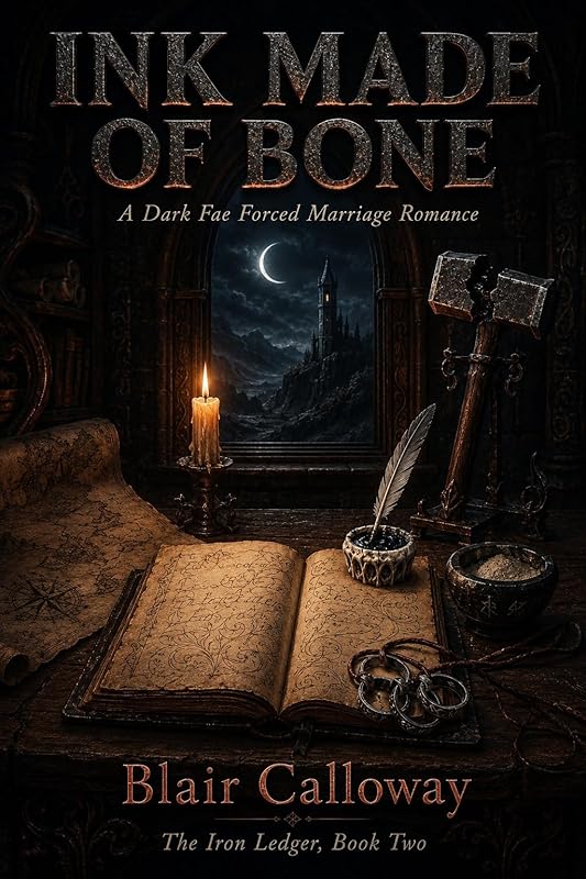 Ink Made of Bone : A Dark Fae Forced Marriage Romance (The Iron Ledger Book 2)