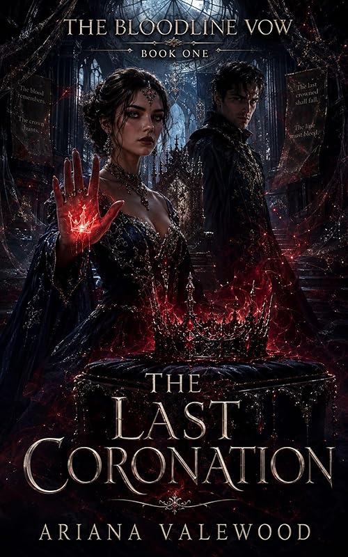 The Last Coronation: A dark royal romantasy of prophecy, forbidden bonds, dangerous magic, and a morally grey shadow heir (The Bloodline Vow Book 1)