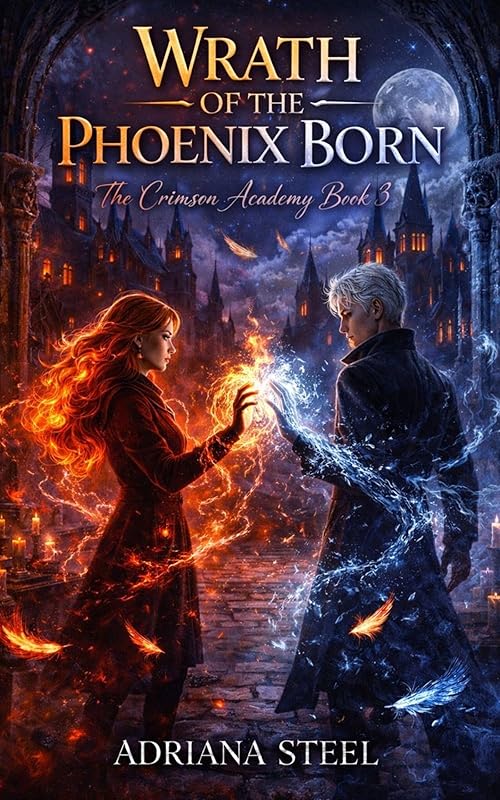 Wrath of the Phoenix Born: A Dark Academia Fantasy with Enemies to Lovers Romance (The Crimson Academy Book 3)