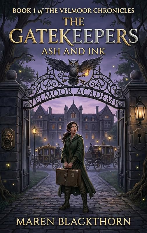 The Gatekeepers: Ash and Ink - A Dark Academia Gothic Romantasy (The Velmoor Chronicles Book 1) (Velmoor Chronicles Series)