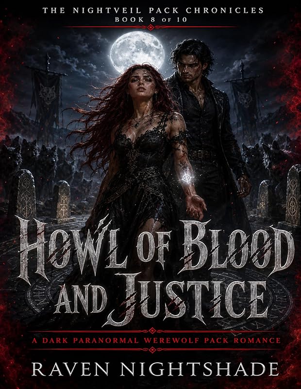 HOWL OF BLOOD AND JUSTICE: A Dark Paranormal Werewolf Pack Romance (The Nightveil Pack Chronicles Book 8)