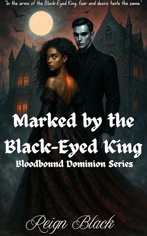 Marked by the Black-Eyed King : BWWM Dark Vampire Romance (The Bloodbound Dominion Book 1)