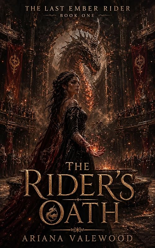 The Rider’s Oath: A Dark Royal Dragon Romantasy of Forbidden Oaths, Ancient Ember Magic, and a Dragonless Princess Chosen by Fire (The Last Ember Rider Book 1)