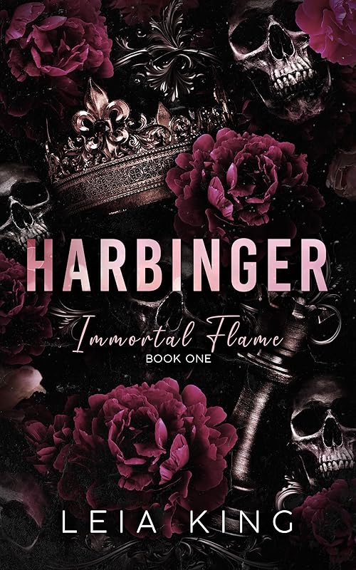 HARBINGER: A Dark Paranormal Academy Reverse Harem Romance (IMMORTAL FLAME Book 1)