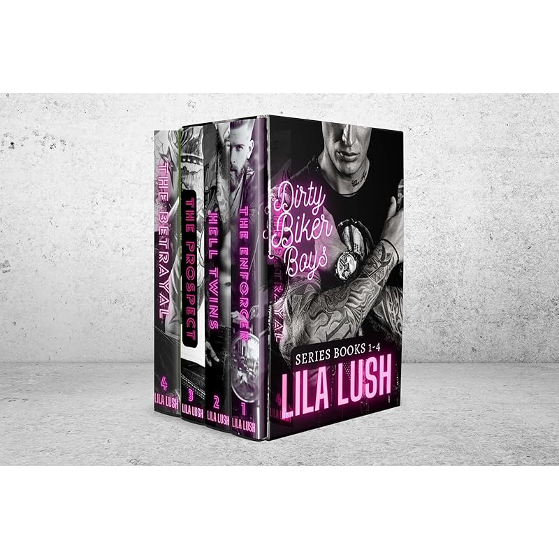 Dirty Biker Boys MC Box set: Books 1-4: Dark MC Reverse Harem MC Romance: The Enforcer, Hell Twins, The Prospect, The Betrayal