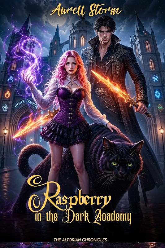 Raspberry in the Dark Academy: A Dark Fantasy Slow Burn Romance Set in a Gothic Academy (The Raspberry Series Book 1)