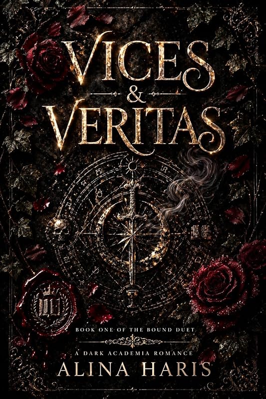 Vices & Veritas: A Twisted Dark Academia Fantasy Romance (The Bound Duet Book 1)