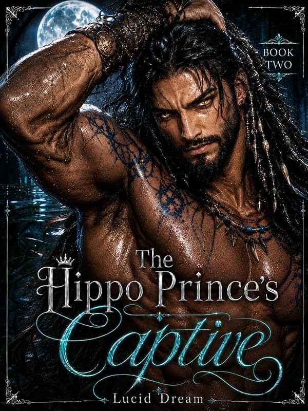 The Hippo Prince's Captive: A MM Omegaverse Portal Fantasy Romance with Fated Mates, Slow Burn to Knotting, Cambridge Scholar Hero and Exiled Shifter Crown (Book 2)