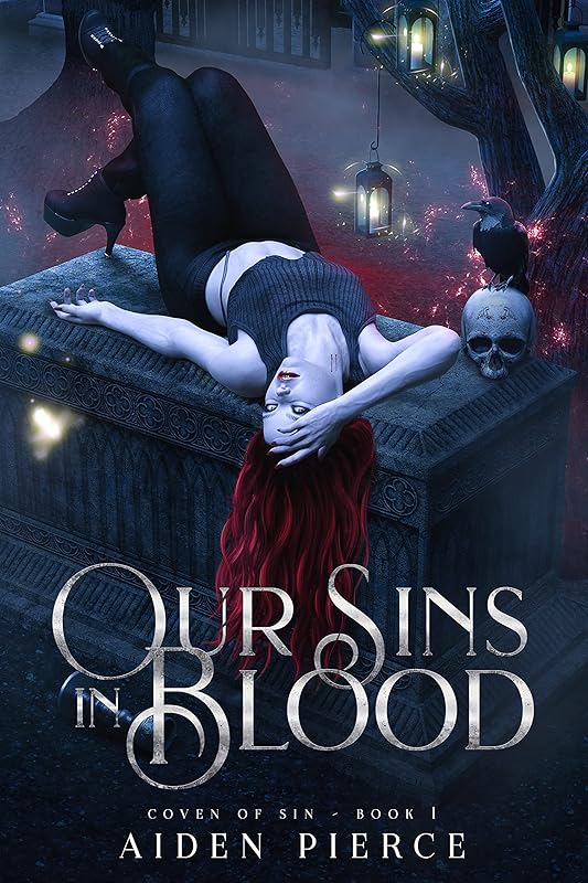 Our Sins in Blood: A Dark Why Choose Vampire Romance (Coven of Sin Book 1)